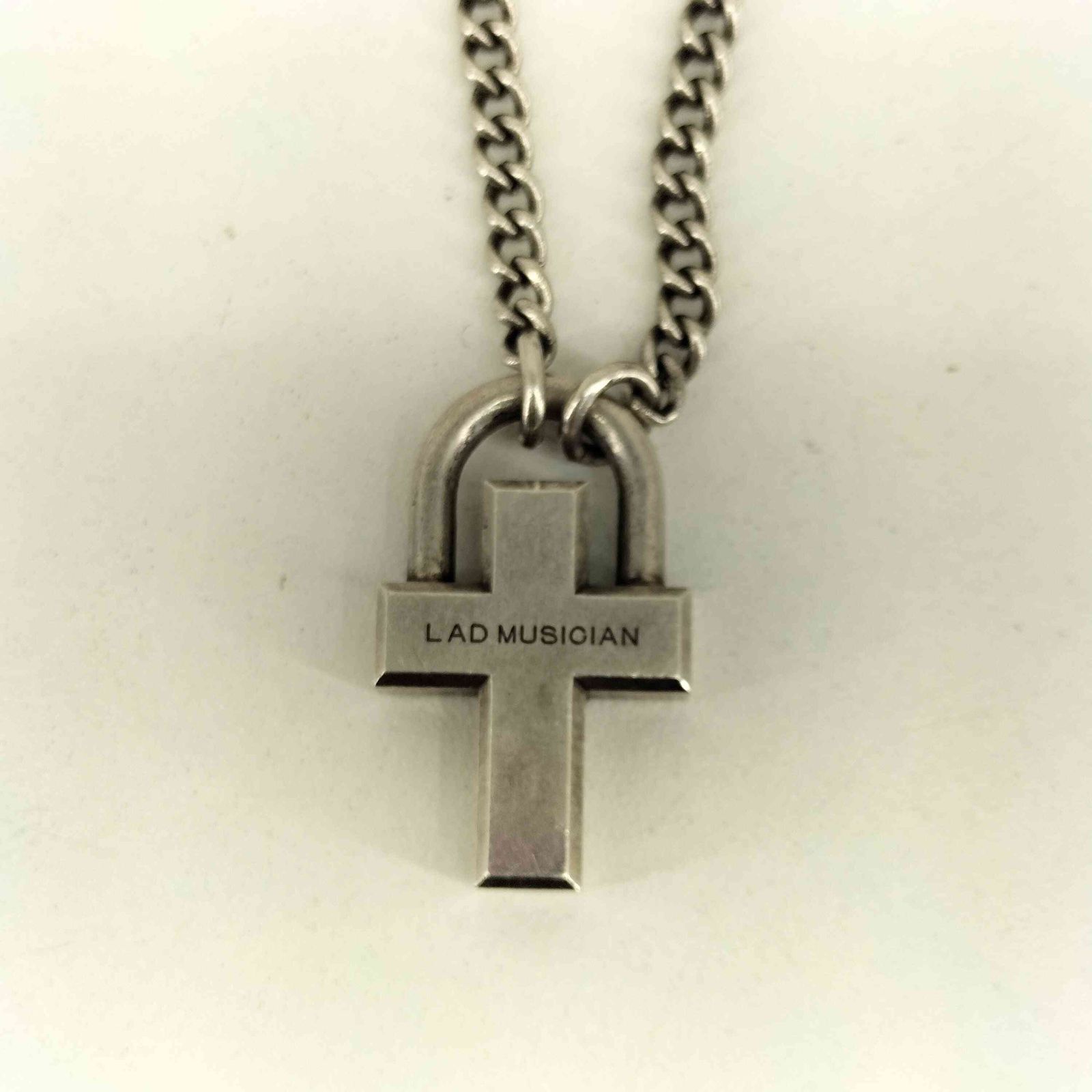 低価格ラッドミュージシャン LAD MUSICIAN PADLOCK CROSS NECKLACE