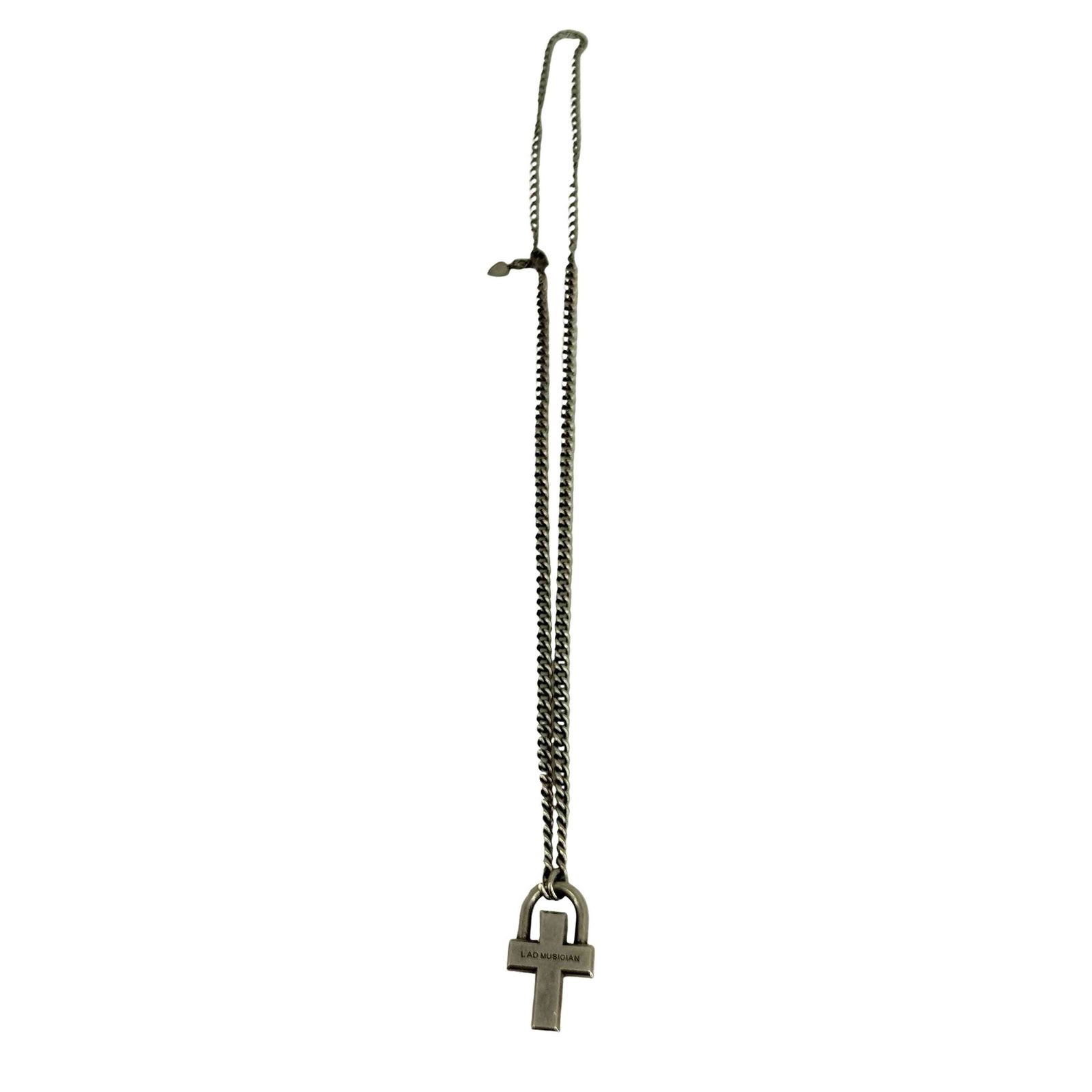 ラッドミュージシャン LAD MUSICIAN PADLOCK CROSS NECKLACE メンズ 表記無