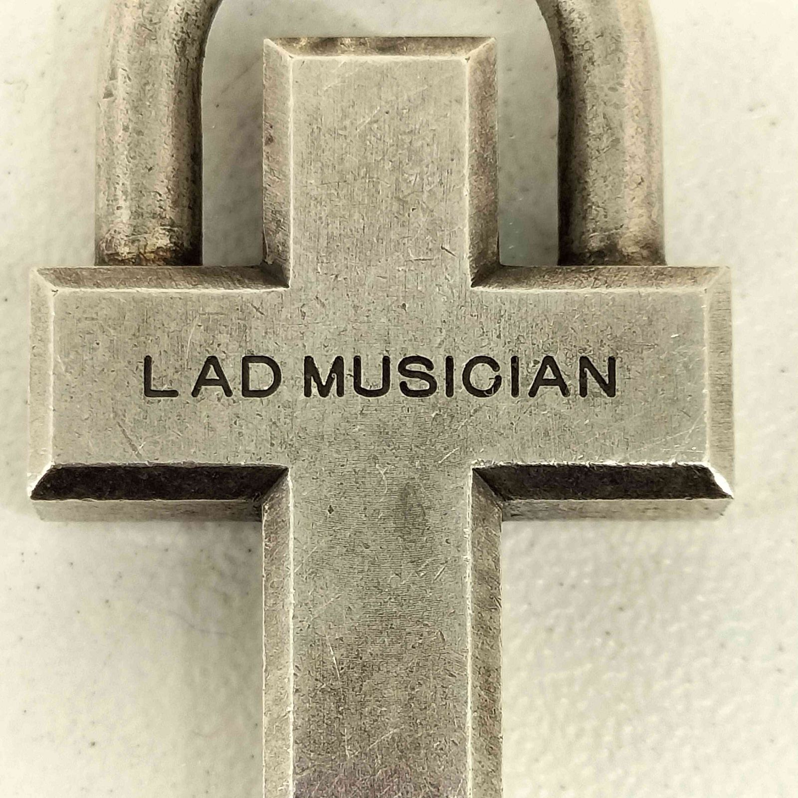 低価格ラッドミュージシャン LAD MUSICIAN PADLOCK CROSS NECKLACE