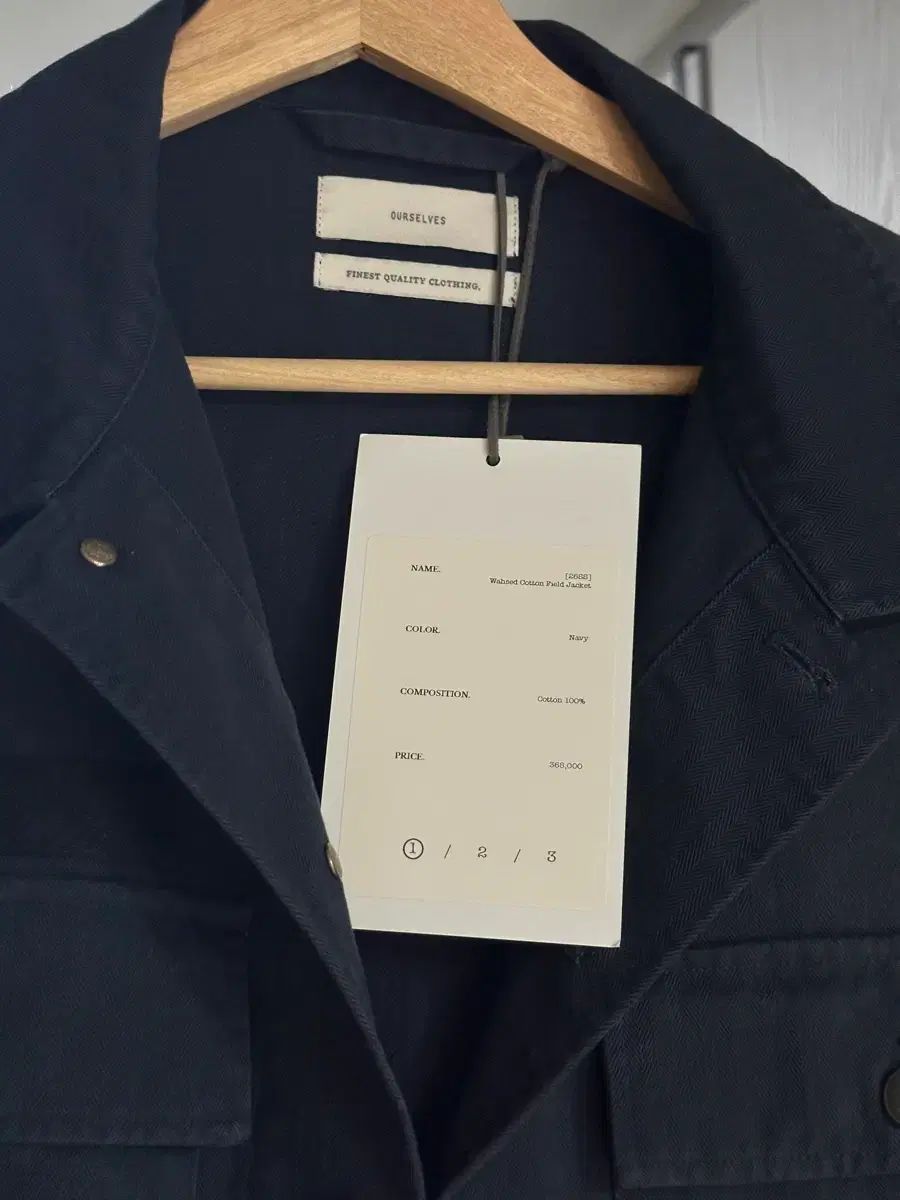 26SS OURSELVES フィールドジャケット Washed Cotton Field