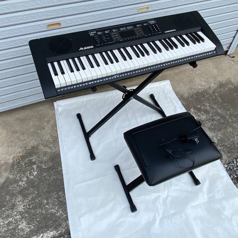Alesis Harmony 61 MKII 電子キーボード 61鍵盤 スタンド・椅子付き