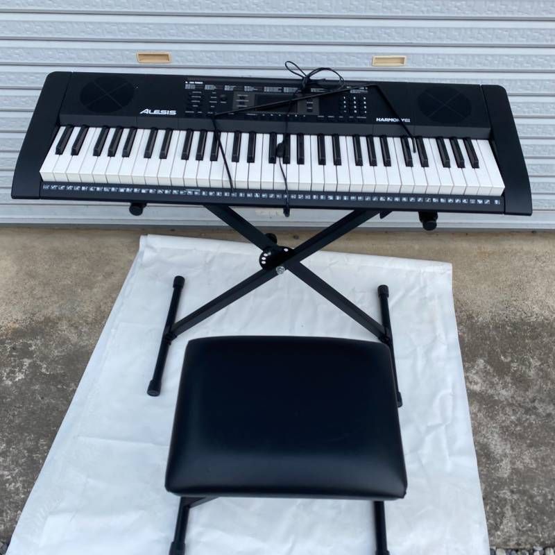 Alesis Harmony61 MKII キーボード 61鍵 スタンド 椅子付 Alesis Harmony 61 MKII 電子キーボード 61鍵盤 スタンド・椅子付き