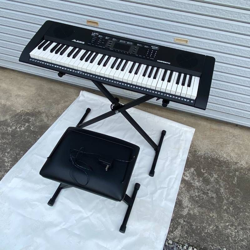 Alesis Harmony 61 MKII 電子キーボード 61鍵盤 スタンド・椅子付き