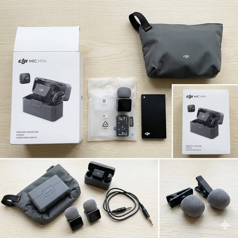 DJI Mic Mini ワイヤレスマイクセット ワイヤレスマイクロフォン