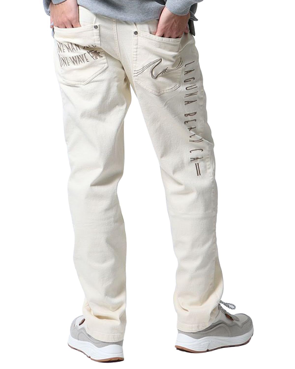 新品 [ガッチャ] ストレッチ やわらか微起毛 ツイル パンツ メンズ ユニセックス サーフィン カジュアル ウェア 服 ズボン 春 夏 261G1803 オフホワイト L 11,553円