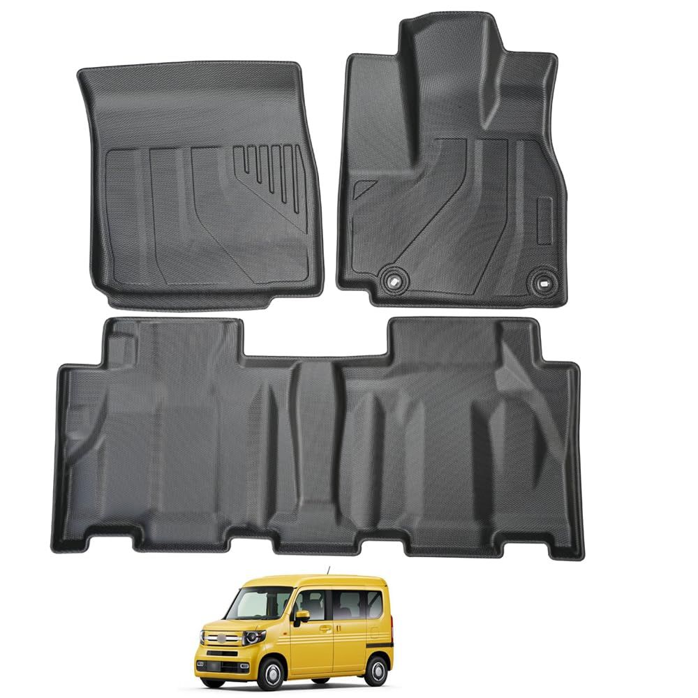 新品 フロアマット ホンダ N-VAN JJ1 JJ2型 対応 1-2列目 カーマット エヌバン nvan JJ1/2型 2018年7月-現行 専用設計 TPE素材 防水 滑り 防止 耐汚れ 取付簡単 内装 カスタムパーツ アクセサリー カー用品 (1-2列目