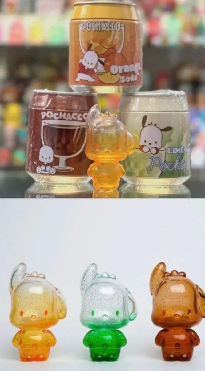 UNBOX Industries x sanrio ポチャッコ ドリンクラキドロトレカ フィギュア セット