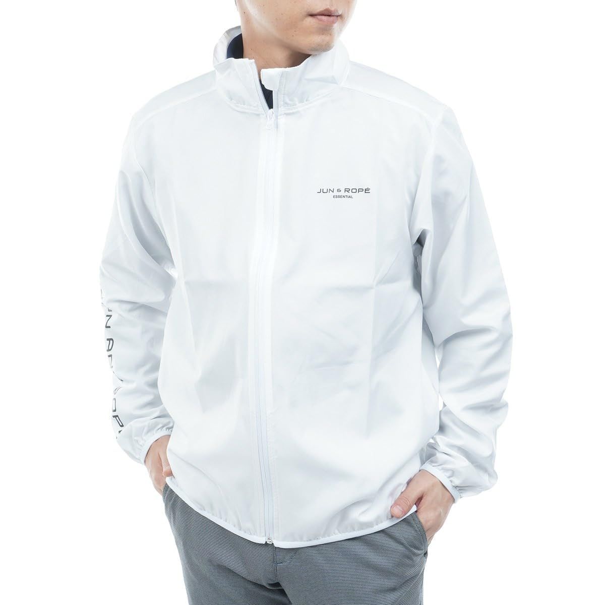 新品 [ジュンアンドロペ] ESSENTIAL ウィンドブレーカー EJL55700 シロメイン (10) L