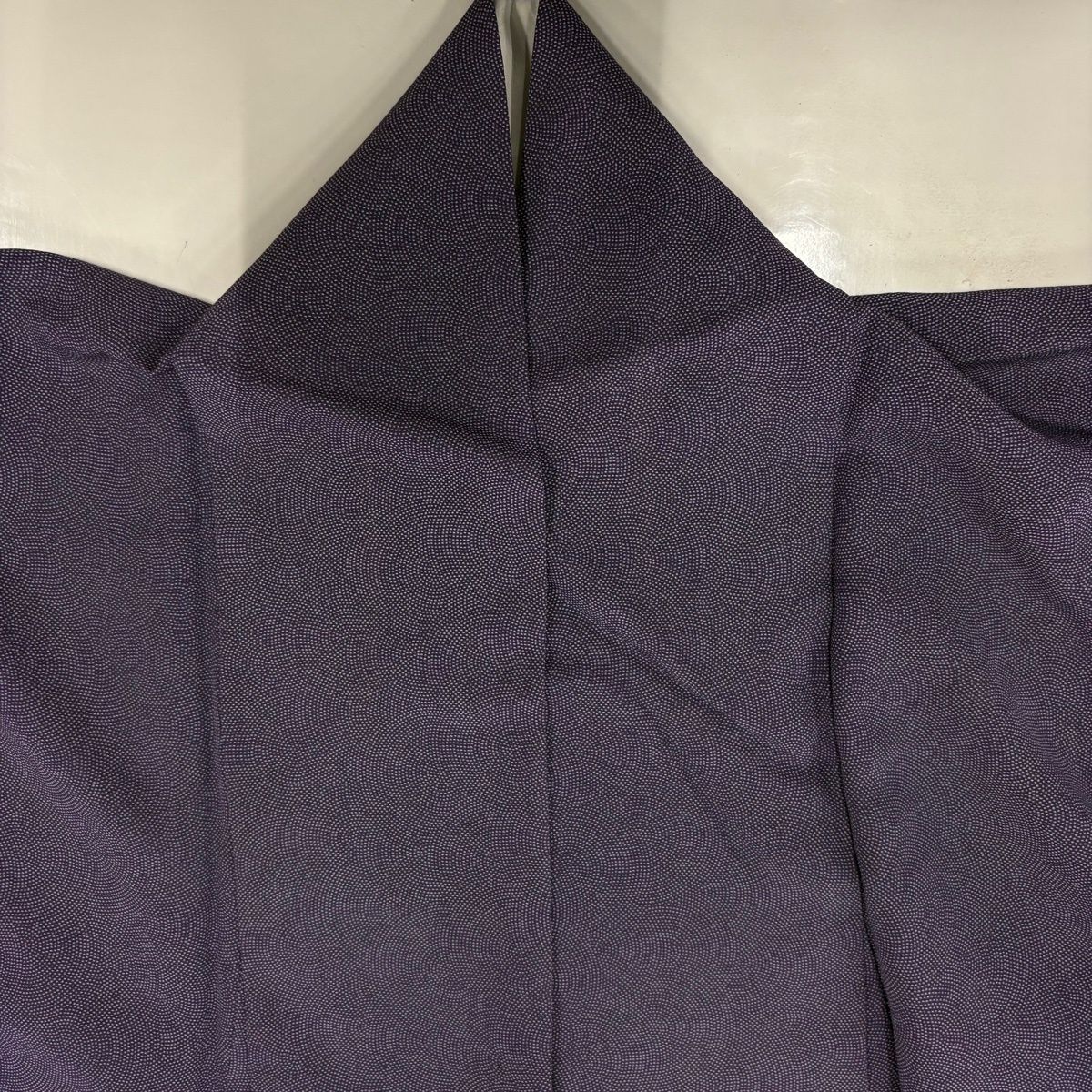 江戸小紋 身丈157cm 裄丈65cm M 袷 鮫 紫 正絹 秀品 【中古】 - メルカリ