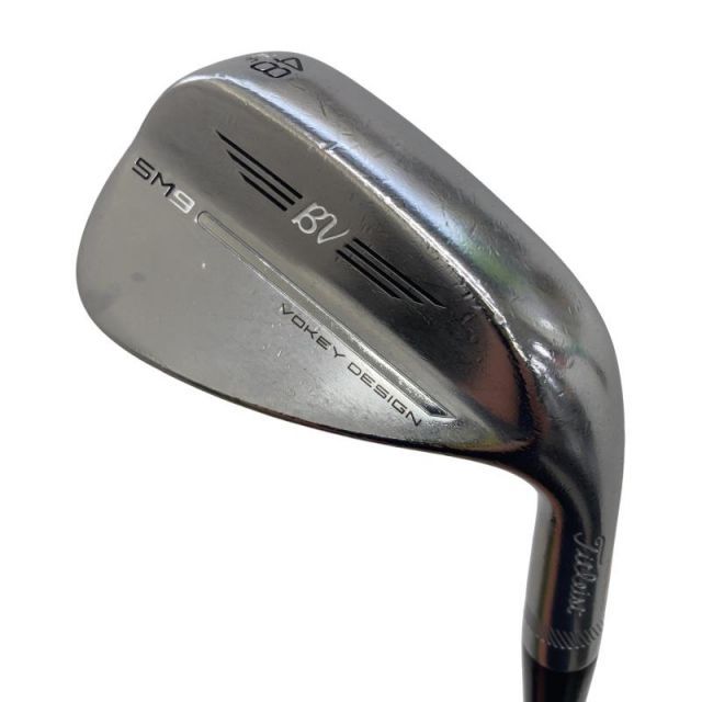 【中古】 タイトリスト VOKEY SPIN MILLED SM9 ツアークロム 48°/10°F ウェッジ WG BV 105 (フレックスその他) メンズ 男性用 右利き 右用 Cランク ゴルフクラブ