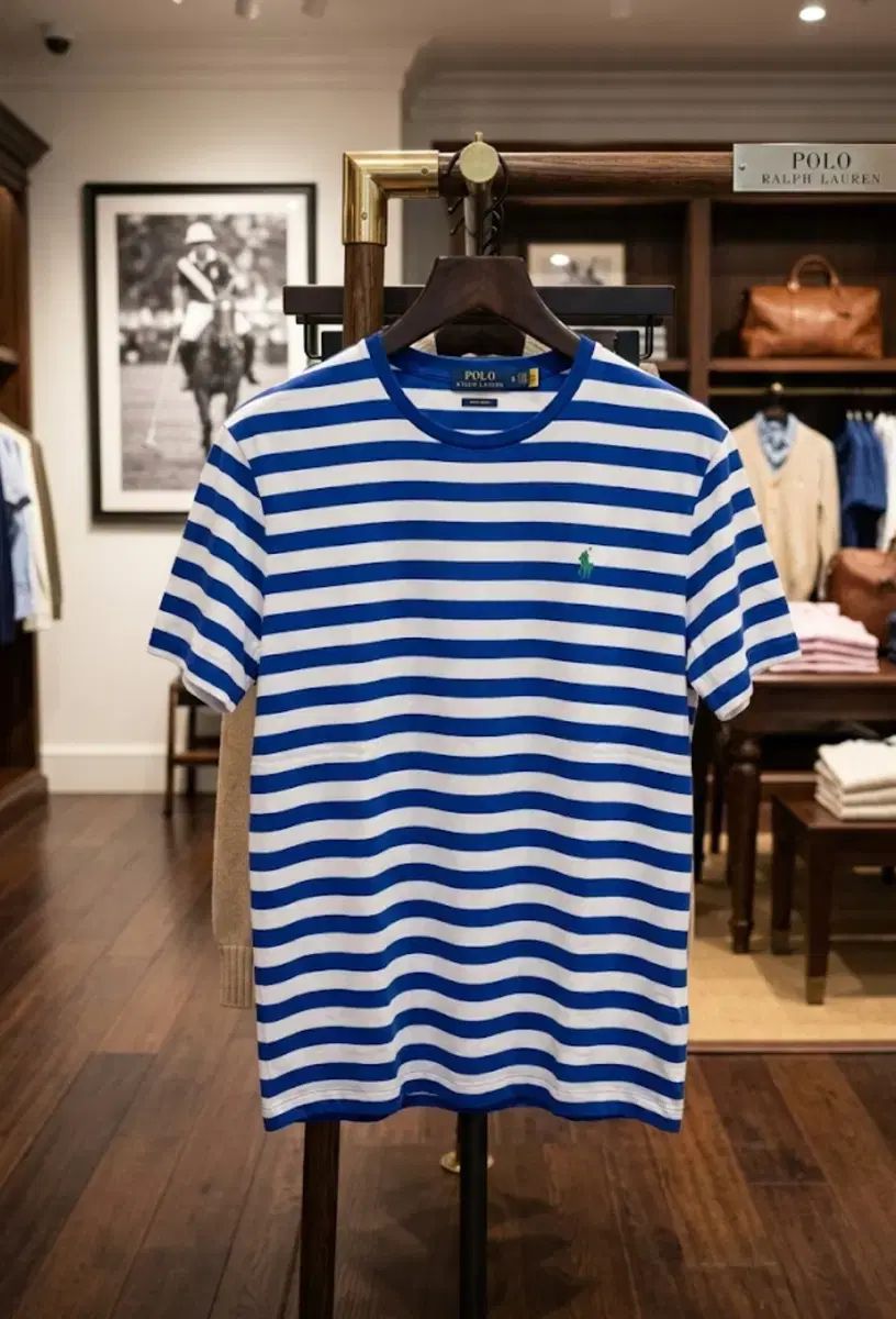 ポロ ストライプ 半袖 Tシャツ