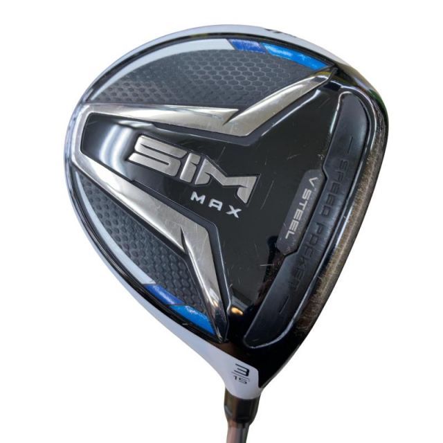【中古】 テーラーメイド SIM MAX 3W フェアウェイウッド FW Speeder 661 EVOLUTION VI (フレックスS) メンズ 男性用 右利き 右用 Cランク ゴルフクラブ