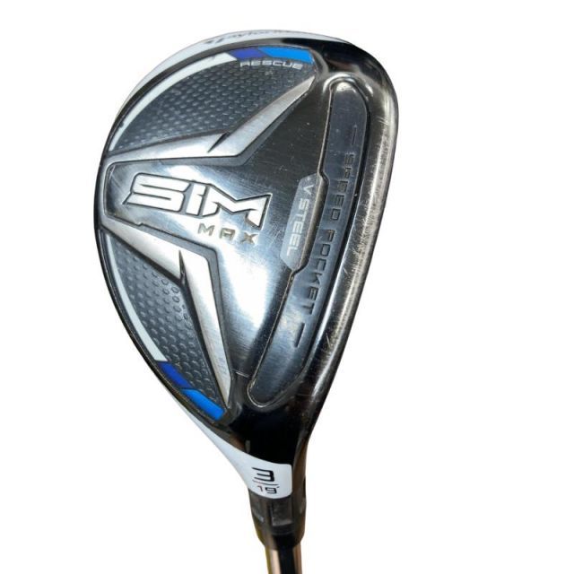 【中古】 テーラーメイド SIM MAX U3 ユーティリティ UT KBS MAX85 JP (フレックスS) メンズ 男性用 右利き 右用 Dランク ゴルフクラブ
