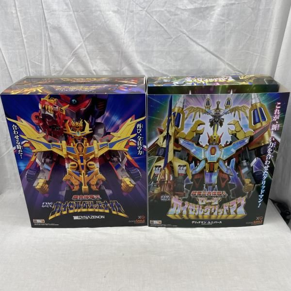 【中古】開封)THE合体 DX 超竜王合体超人　ﾛｰｸﾞｶｲｾﾞﾙｸﾞﾘｯﾄﾞﾏﾝ/ｶｲｾﾞﾙｸﾞﾘｯﾄﾞﾅｲﾄ ｾｯﾄ ｽﾘｰﾌﾞ付[91]