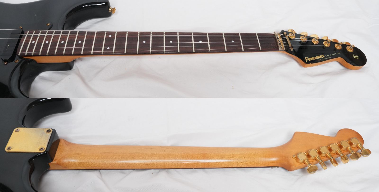 ☆FERNANDES☆FST-55 BLACK 難有り ミディアムスケール ストラト