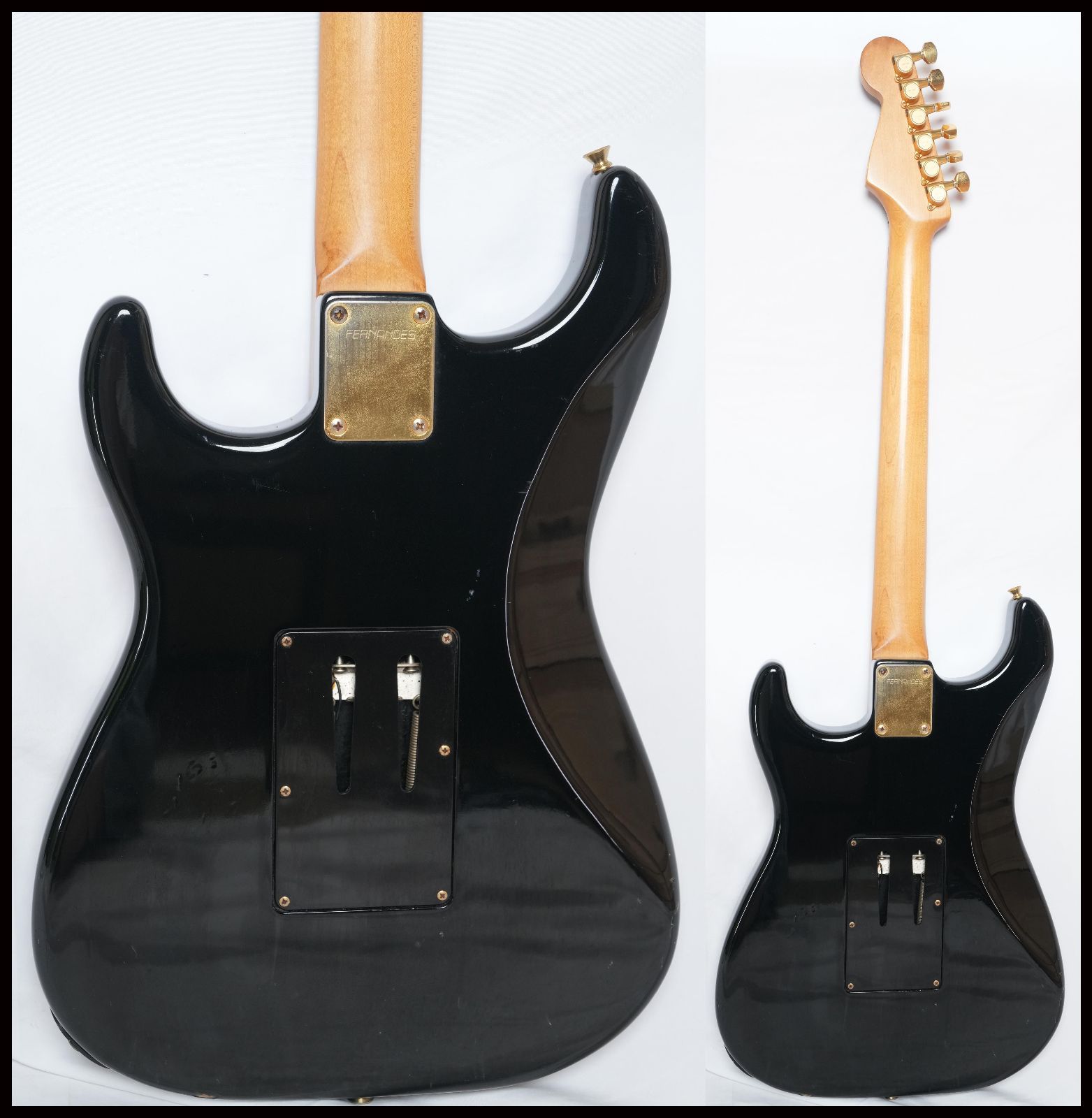 ☆FERNANDES☆FST-55 BLACK 難有り ミディアムスケール ストラト