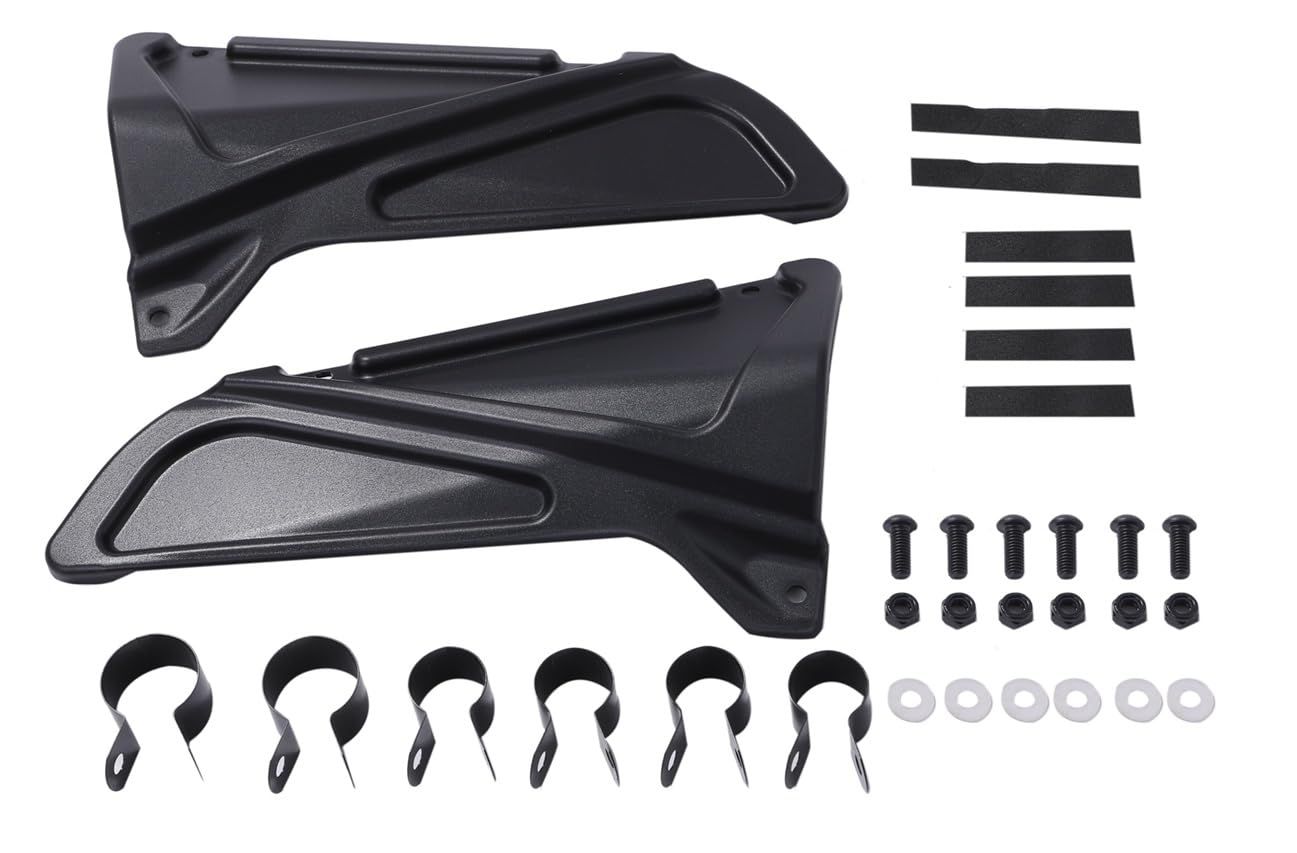 ホンダ用 レブル 250 500 エンジン カバー サイドカバー 左右セット ブラック 黒 角型 rebel250 rebe500 バイク オートバイ 汎用 社外品