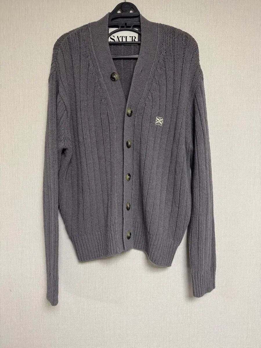 SATUR セター ファー カーディガン ヴィンテージ PURPLE パープル M