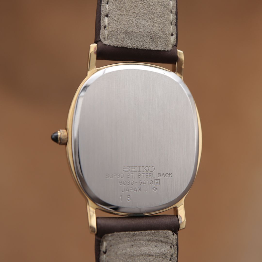 セイコー ドルチェ 6030-5410 SEIKO Dolce ゴールド オーバル エリプス