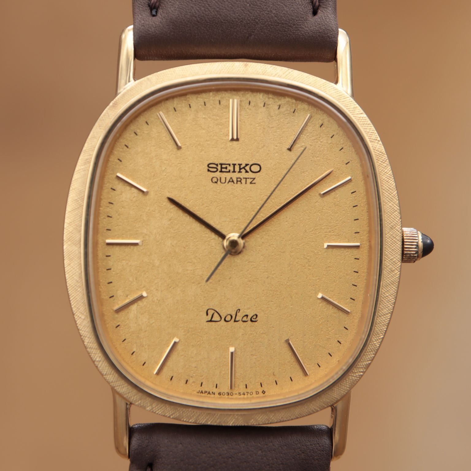 セイコー ドルチェ 6030-5410 SEIKO Dolce ゴールド オーバル エリプス