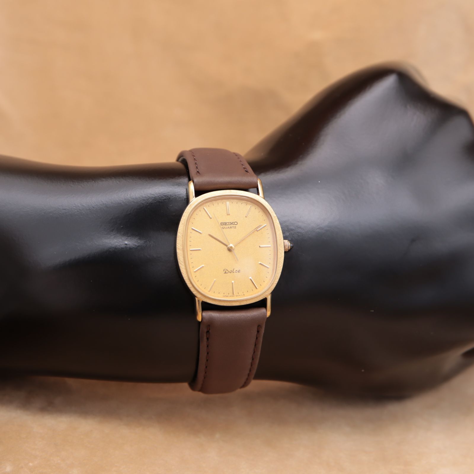 セイコー ドルチェ 6030-5410 SEIKO Dolce ゴールド オーバル エリプス
