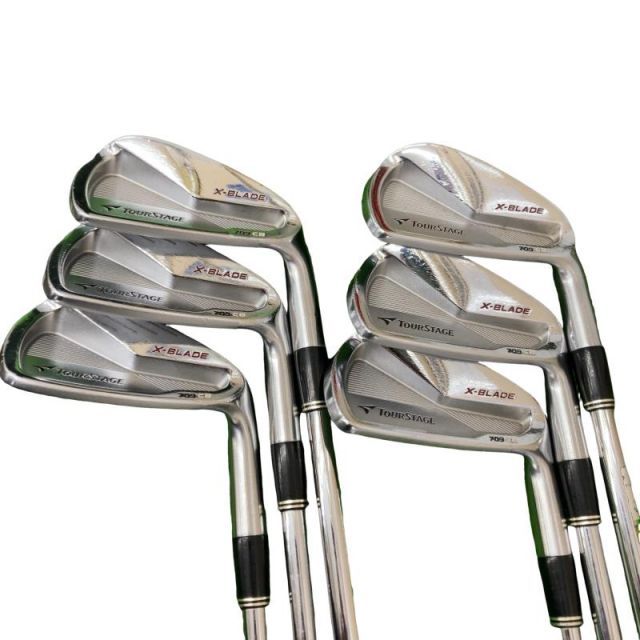 【中古】 ブリヂストン TOURSTAGE X-BLADE 709 CB 6S アイアンセット IR NS PRO MODUS3 TOUR120 (フレックスS) メンズ 男性用 右利き 右用 Cランク ゴルフクラブ