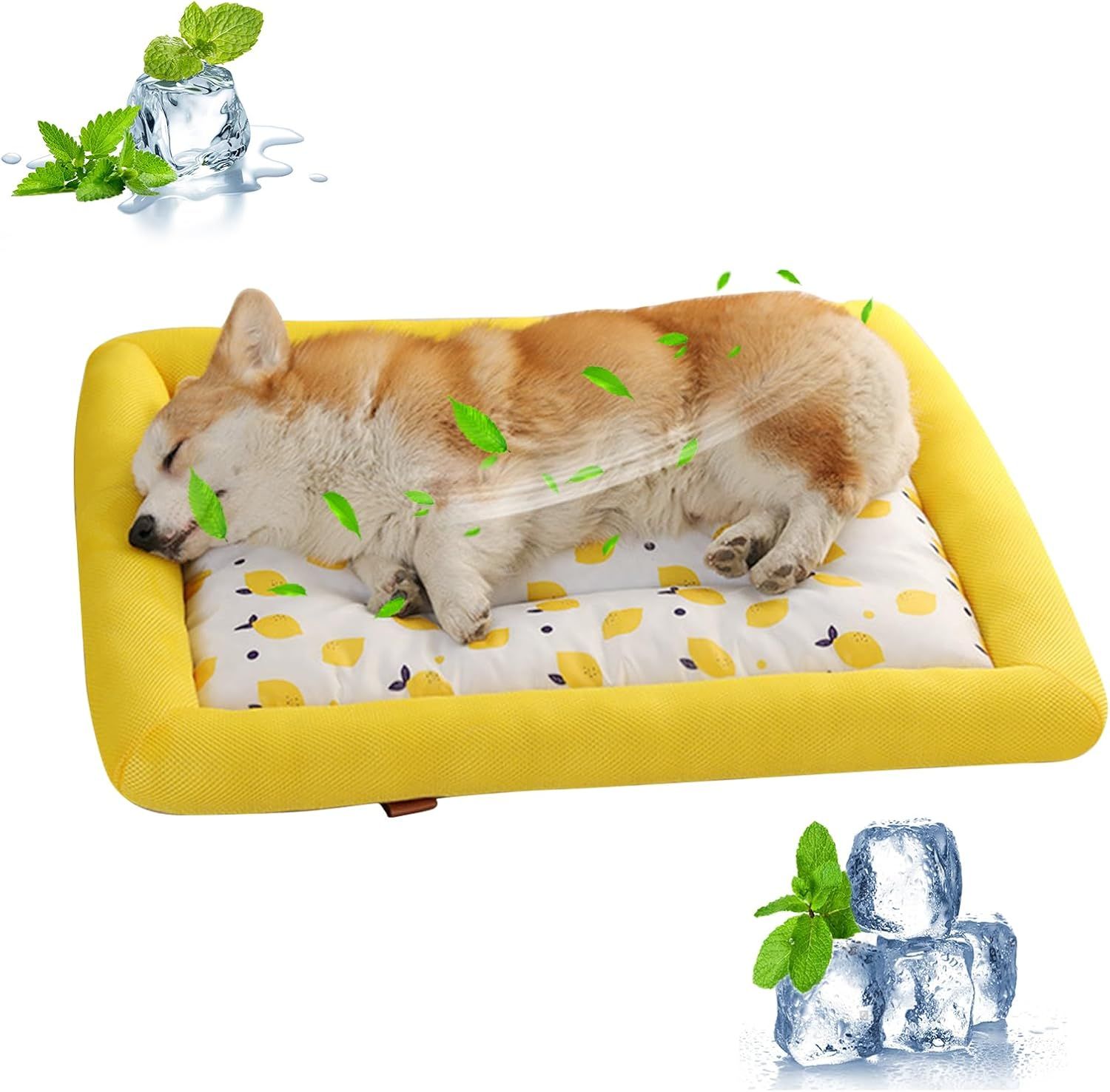 犬 ベッド 夏 ひんやり ペットベッド 猫ベッド クールベッド 夏用 洗える ペットソファー ペットクッション 冷却ベッド 冷感クッション 接触冷感 可愛い 防水 暑さ対策 肌触り良く 滑り止め