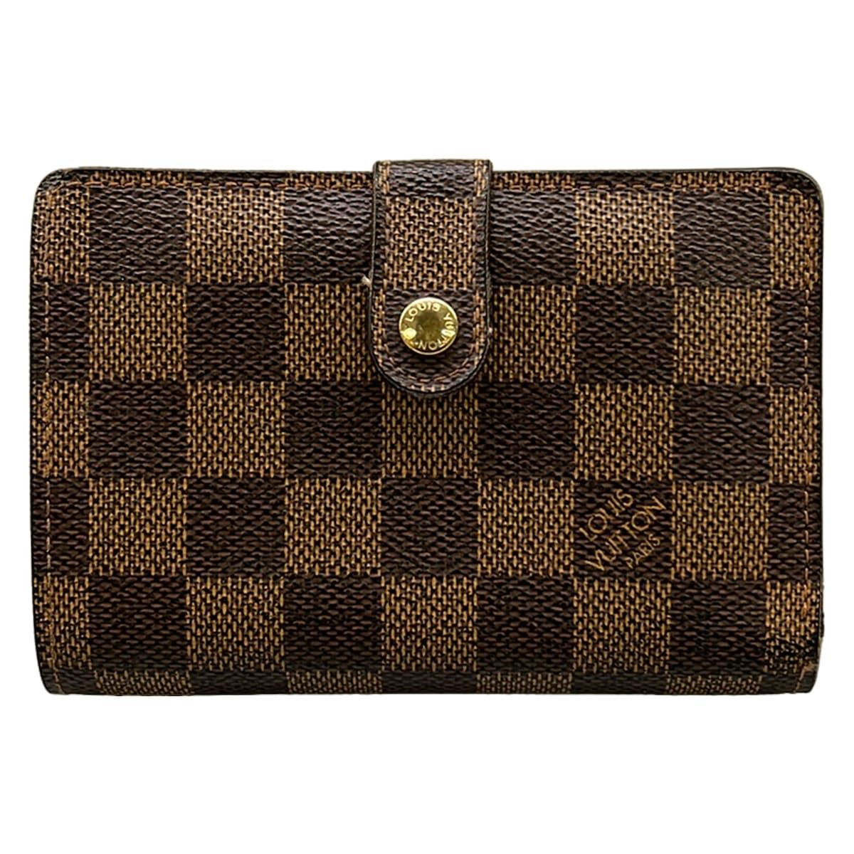 LOUIS VUITTON(ルイヴィトン) 2つ折り財布 ダミエ ポルト モネ・ビエ ヴィエノワ N61664 エベヌ