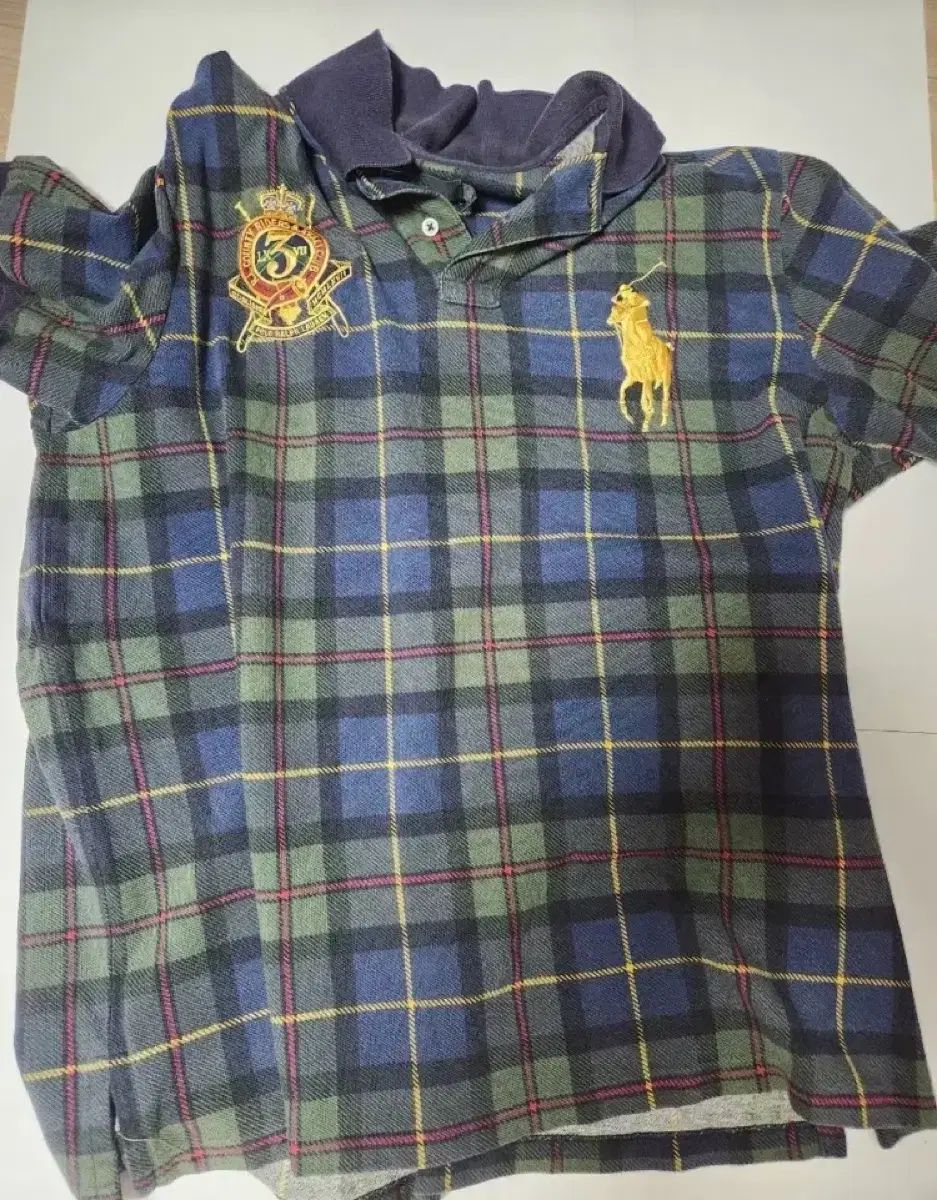 ポロラルフローレン チェック ポロ 半袖Tシャツ