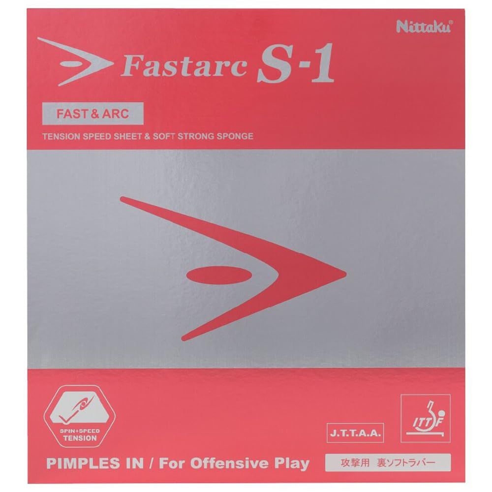 ニッタク(Nittaku) 卓球用裏ソフトラバー ファスターク S-1 テンション系 NR-8703 ブラック 特厚