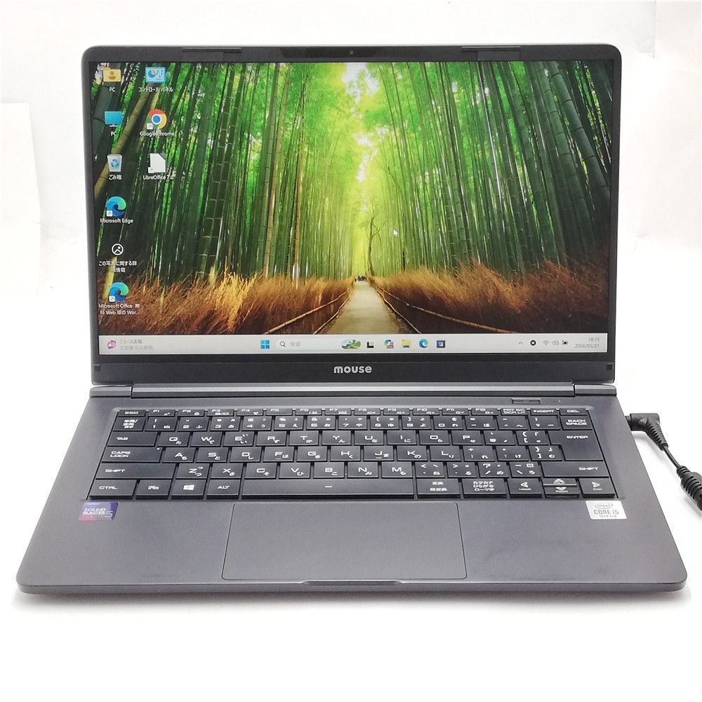 高性能 Wi-Fi有 ノートパソコン mouse X4-i5CMLBB-E 中古美品 Core i5 10210U 8GB 256G 高速SSD 無線LAN カメラ Windows11 Office 即使用可