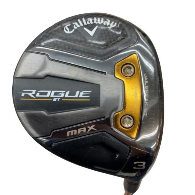 【中古】 キャロウェイ ROGUE ST MAX 3W フェアウェイウッド FW 純正特注シャフト (フレックスS) メンズ 男性用 右利き 右用 Dランク ゴルフクラブ