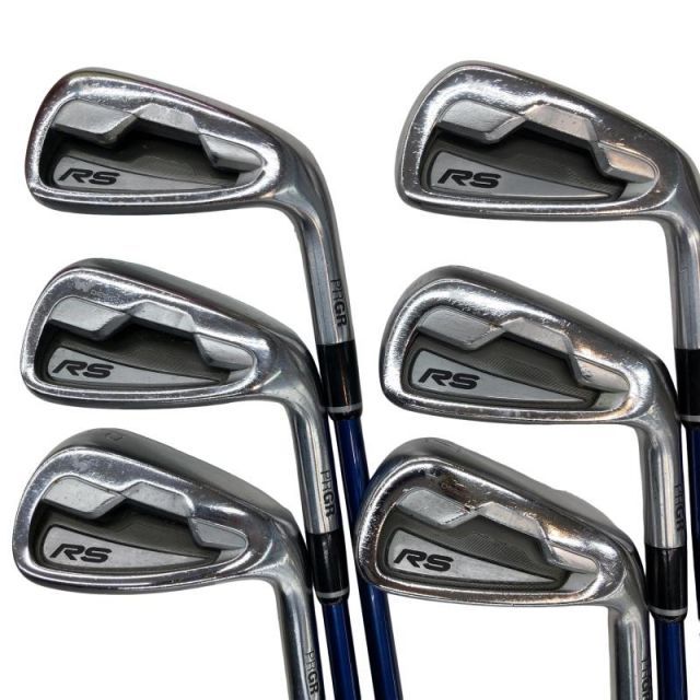 【中古】 プロギア RS(2018) 6S アイアンセット IR Diamana FOR PRGR(アイアン) (フレックスSR) メンズ 男性用 右利き 右用 Cランク ゴルフクラブ