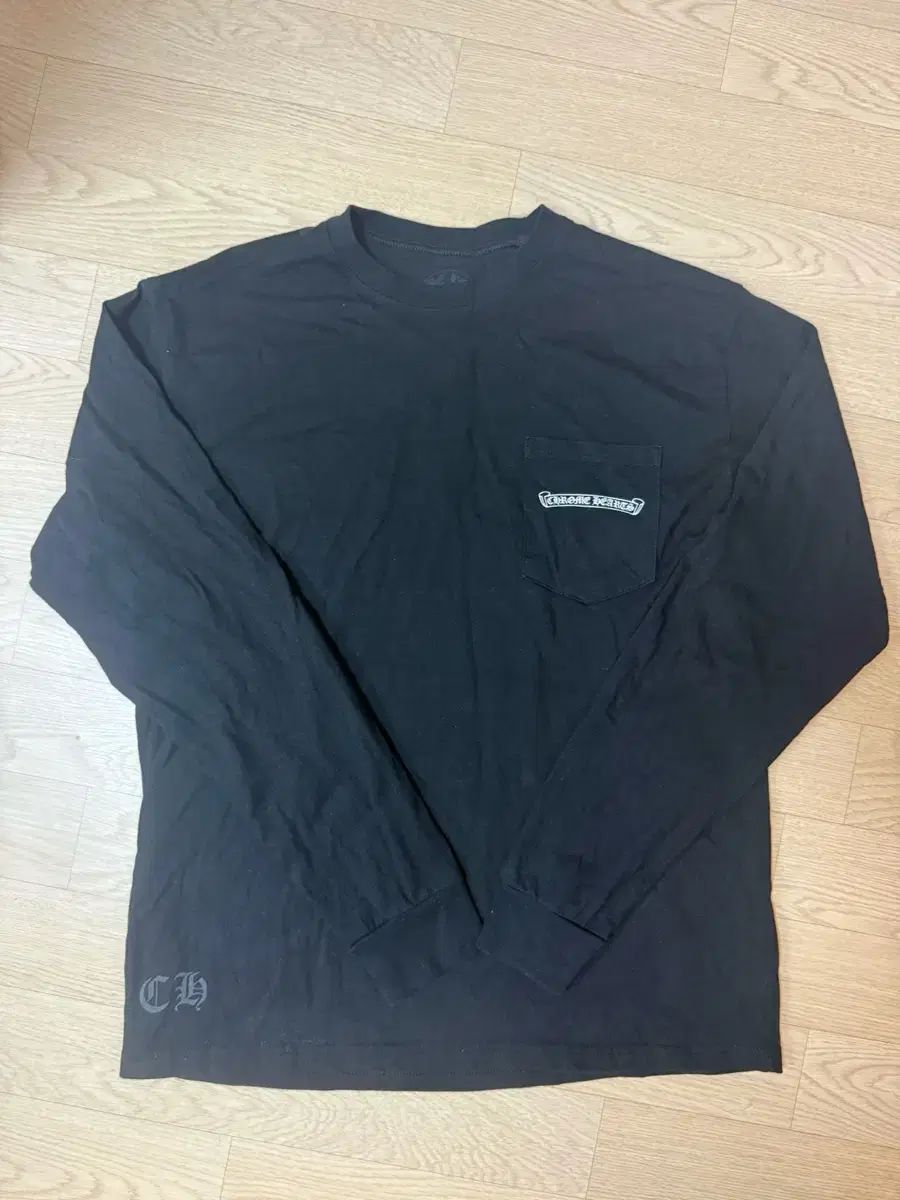 クロムハーツ ロングスリーブ Tシャツ ブラック オーバーサイズ