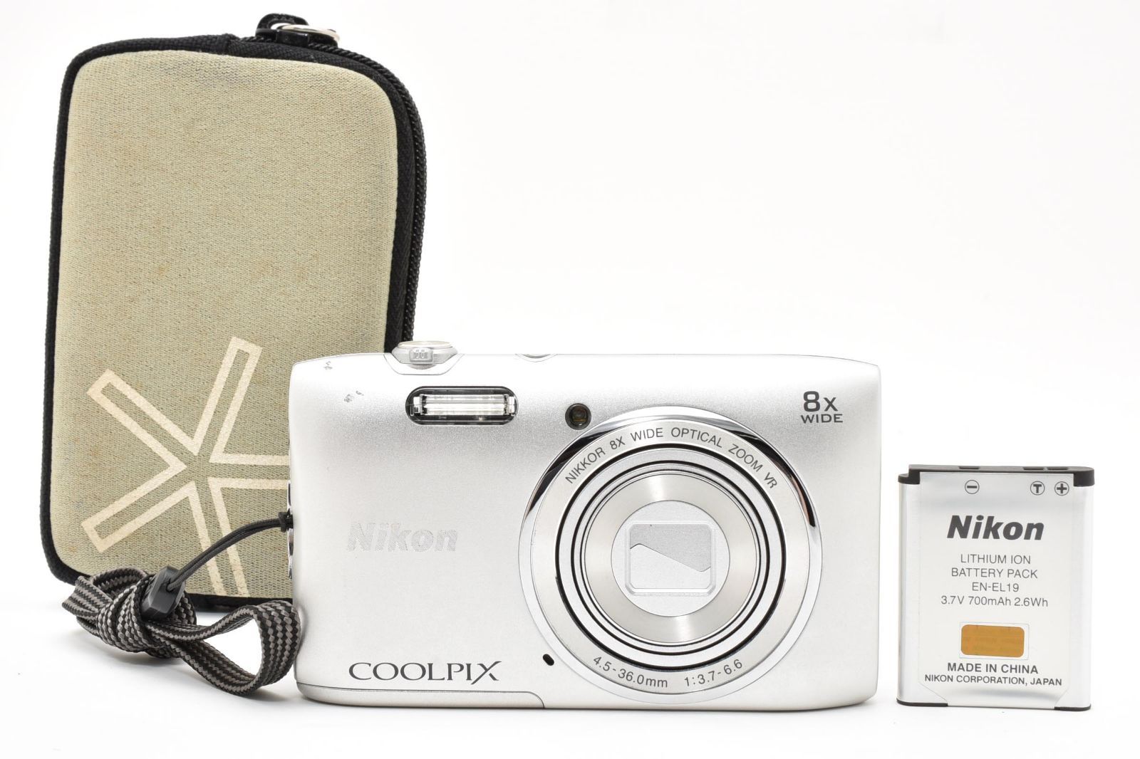 ニコン NIKON COOLPIX S3600 シルバー #5004W0586