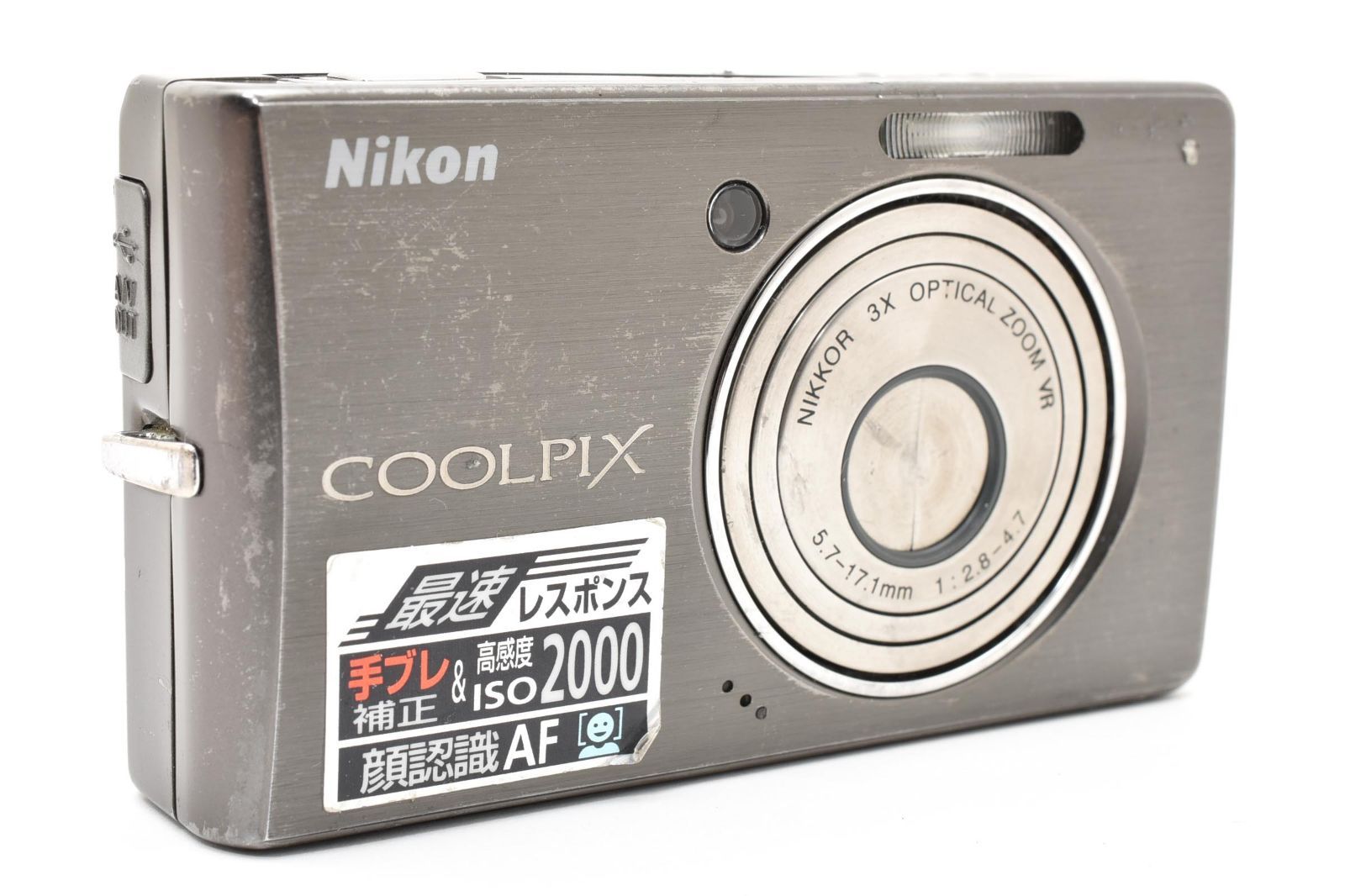 ☆訳あり外観美品☆ ニコン NIKON COOLPIX S500 アーバンブラック 