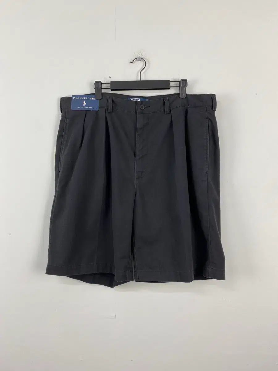 90年代 ポロ ラルフローレン ブラック タイラー ショーツ 新品 38 <178>