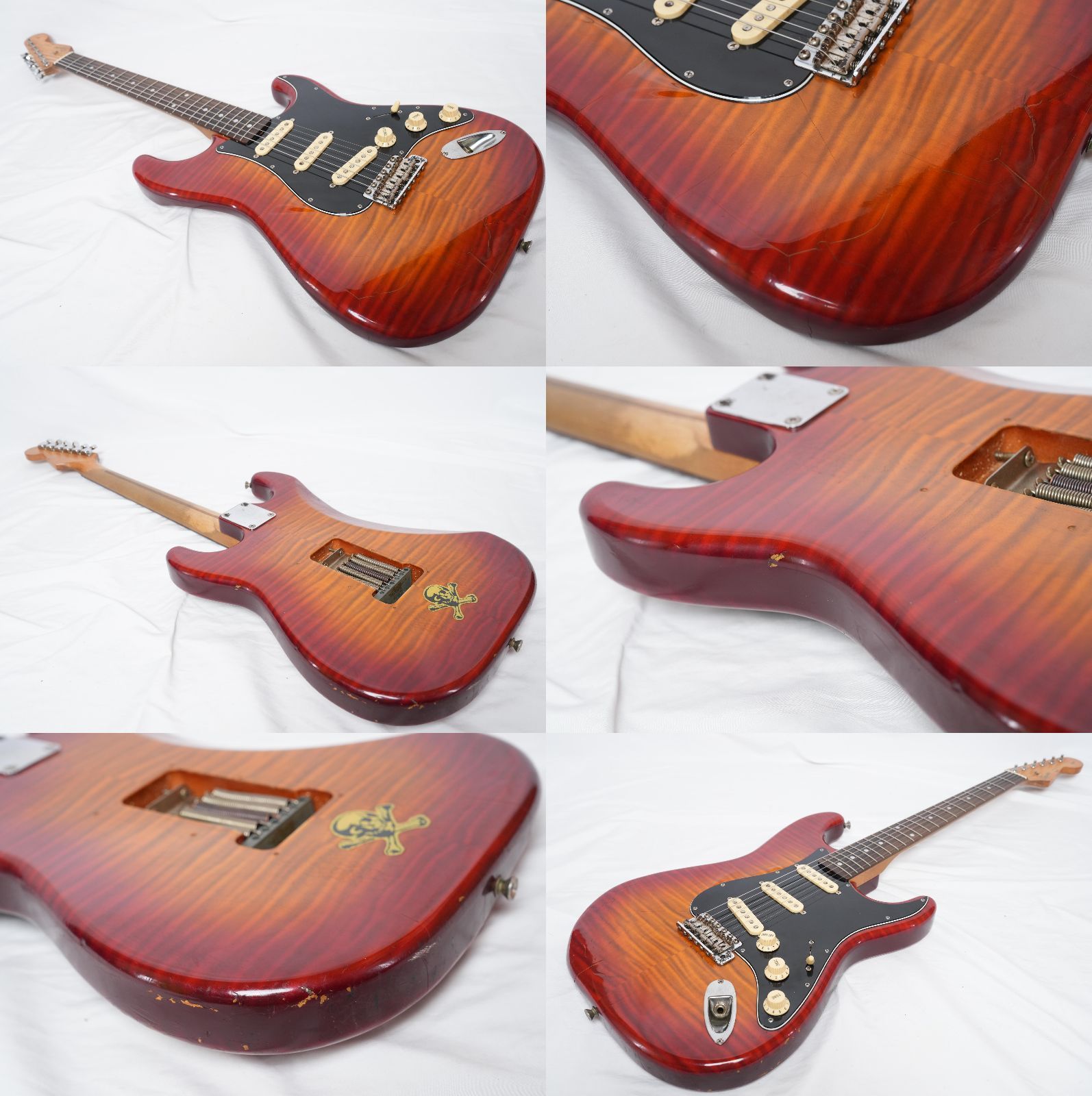 ☆Squier by Fender SST-39 FAS 難有り フレイムグレイン ストラト