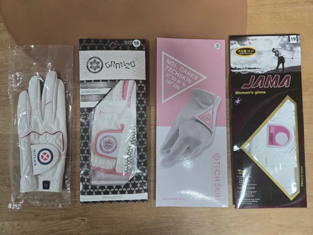 レディース ゴルフグローブ (ヒットラック グランジョ テックスキン) 18号 jama 19号