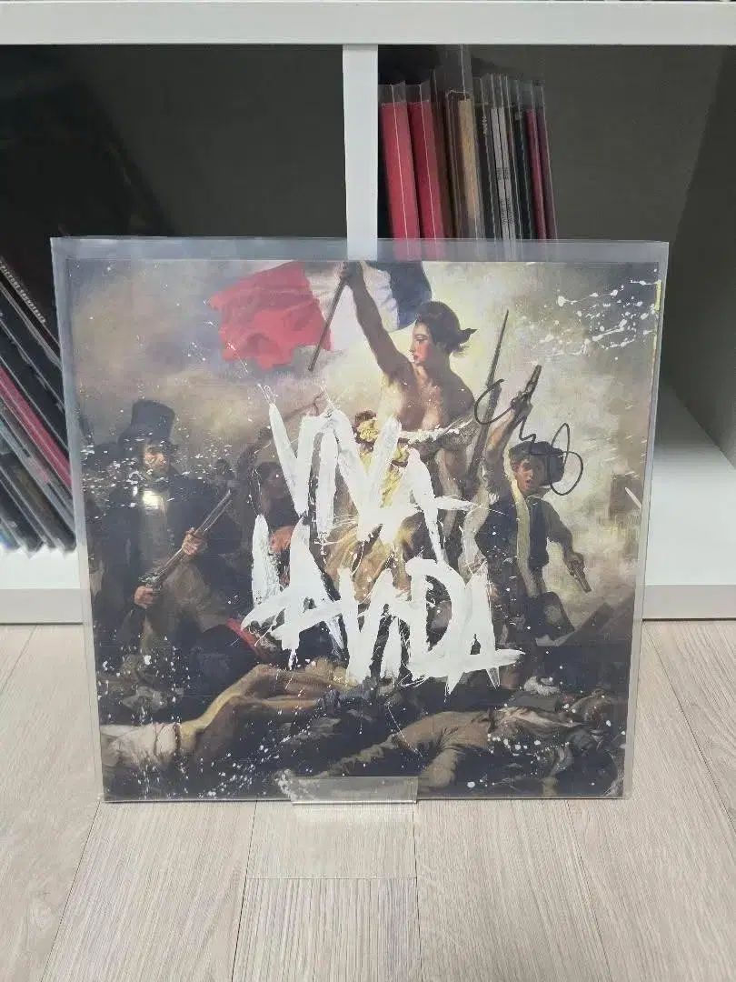 コールドプレイ Viva La Vida クリスマスティン サイン LP