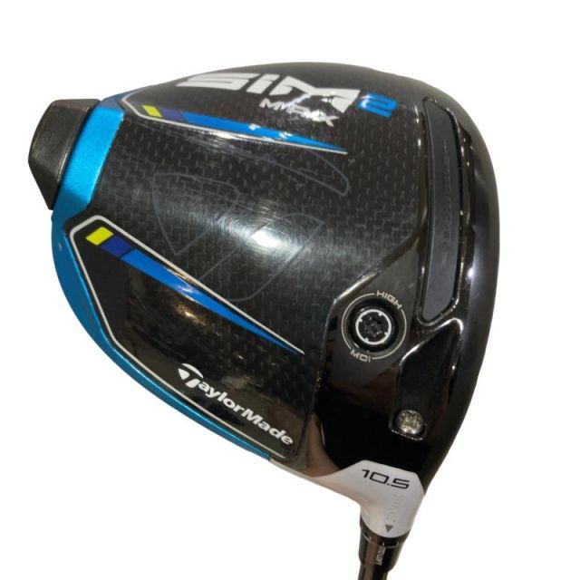 【中古】 テーラーメイド SIM2 MAX 10.5° ドライバー DR リシャフト (フレックスその他) メンズ 男性用 右利き 右用 Cランク ゴルフクラブ
