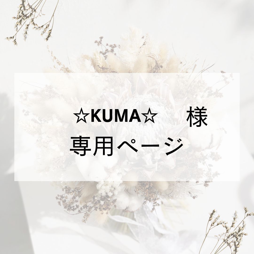 KuMA様オーダー専用ページ ☆KUMA☆様専用 - メルカリ