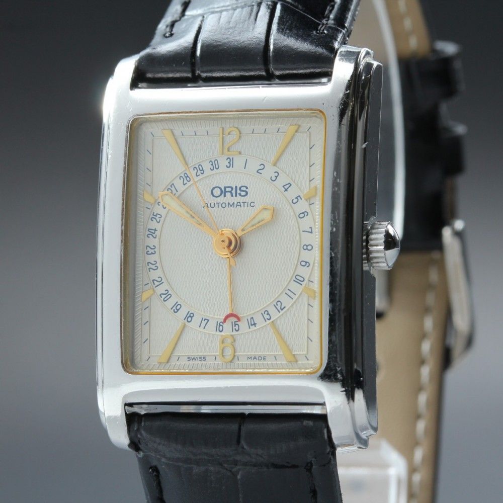 稼働品】ORIS レクタンギュラー・ポインターデイト B7460 自動巻き 
