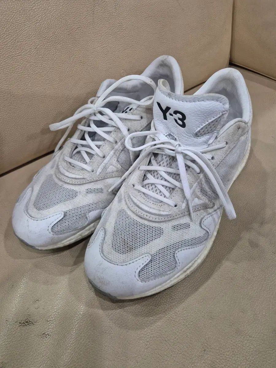 Y-3 白 メッシュ スニーカー 260mm