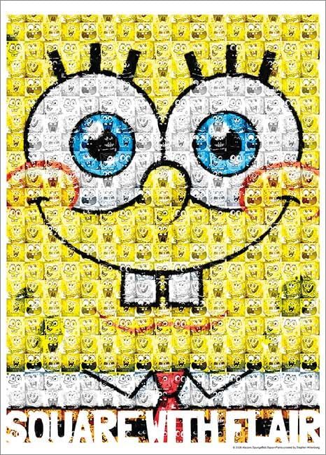 アップルワン(APPLEONE) ジグソーパズル 500-337 SPONGEBOB MOSAIC (スポンジ・ボブ モザイク) 500ピース 日本製 53×38? スポンジ・ボブpms ebef9ca2