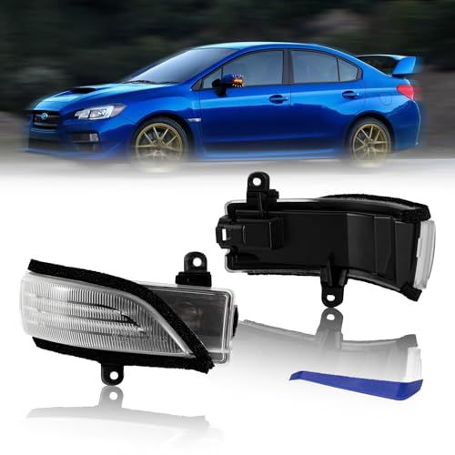 Gempro スバル WRX S4/STI レヴォーグ フォレスター XV インプレッサ レガシィ ドアミラーウィンカー車検対応 LED ミラー ウインカー 点滅 タイプ純正交換部品(沖縄・離島の方発送不可）) 12b7fbb5