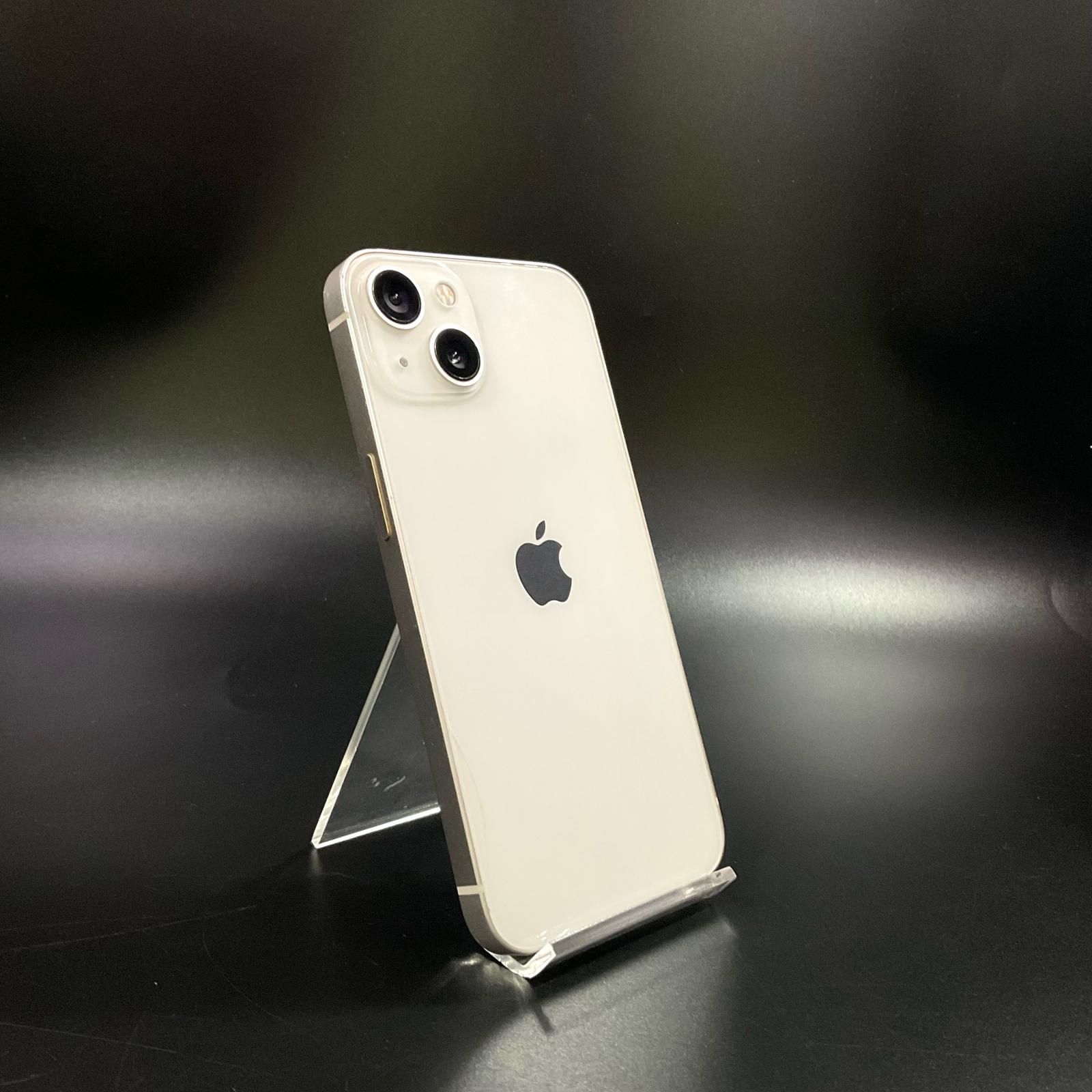 【全額返金保証】【最速発送】 iPhone 13 128GB ホワイト Softbank 白ロム 動作確認済 81%