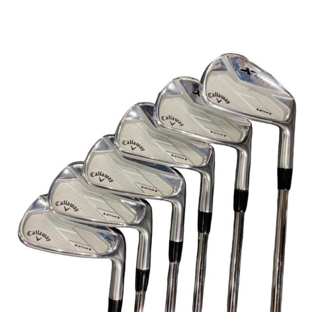 【中古】 キャロウェイ X FORGED STAR 6S アイアンセット IR 純正特注シャフト (フレックスS) メンズ 男性用 右利き 右用 Dランク ゴルフクラブ