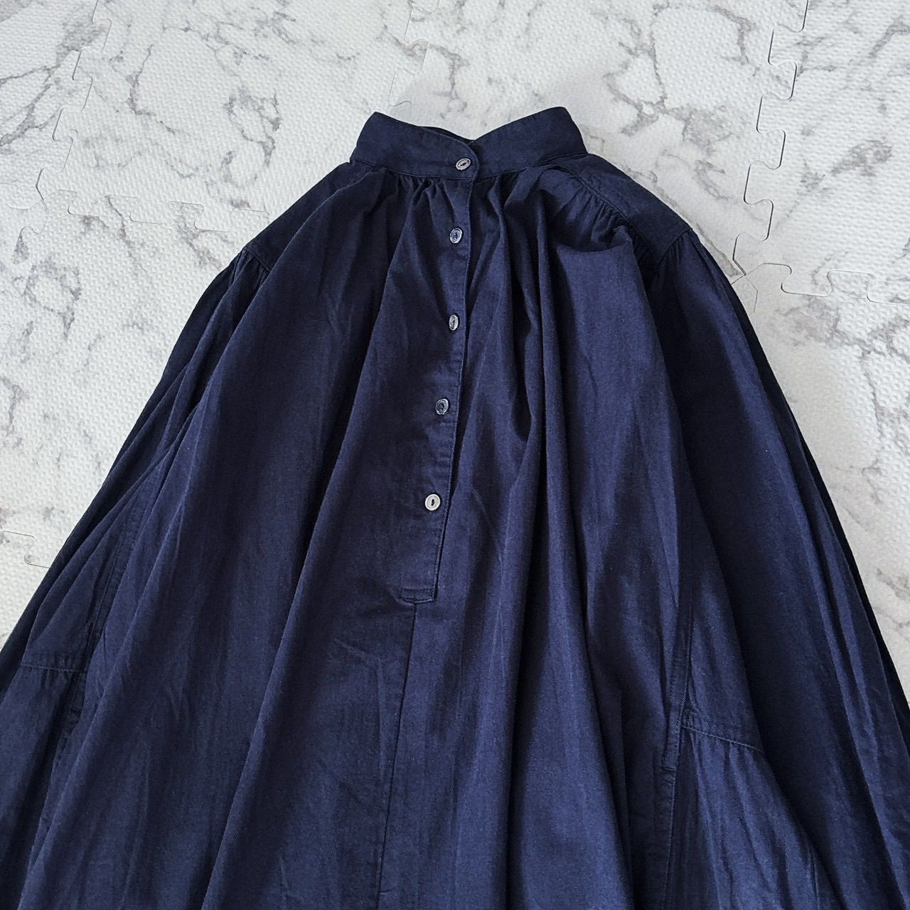 TEN × Ron Herman カフタンドレス ネイビー フリー テン バイ ロン