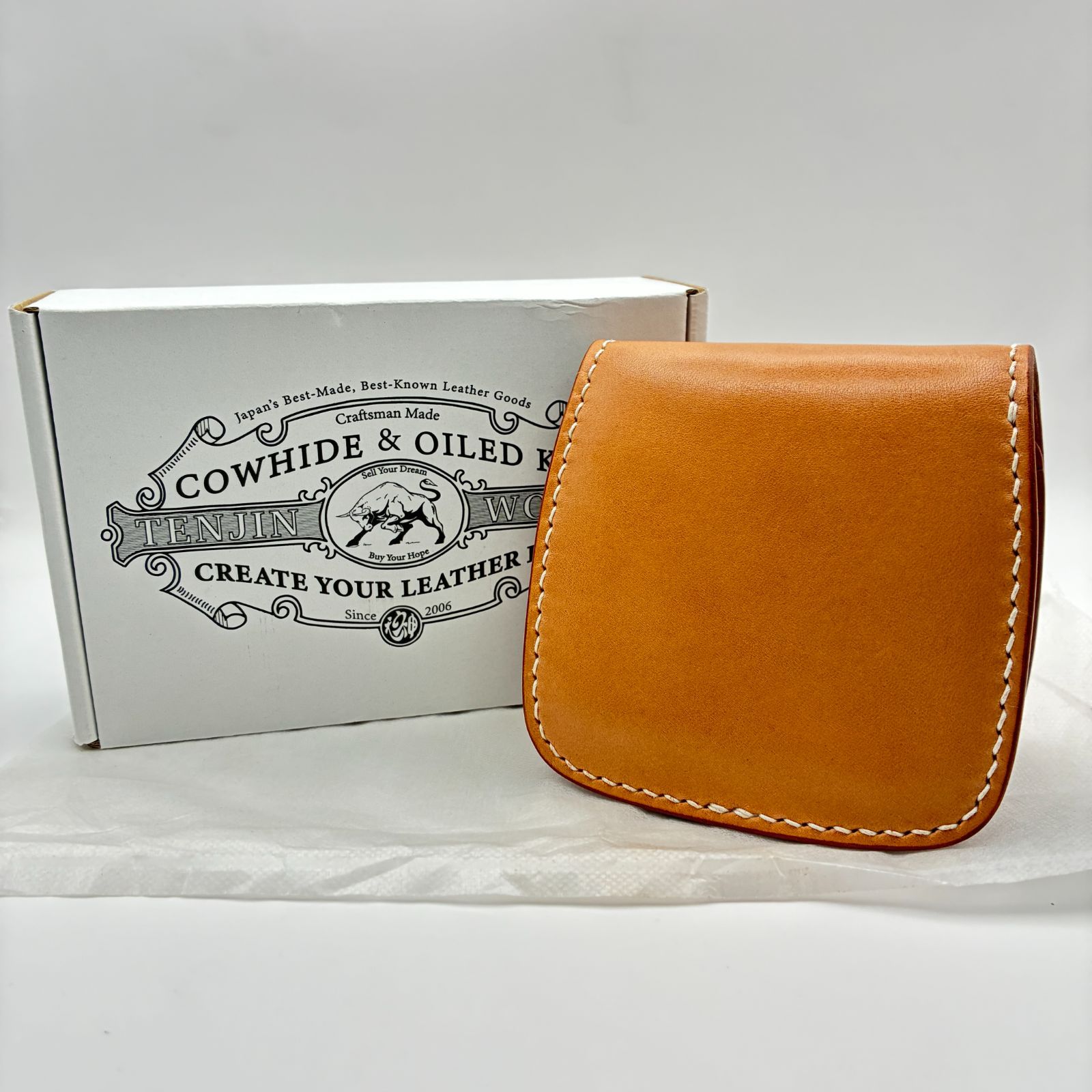(未使用)　天神ワークス　Super Short Wallet- SSW01 Card Case & Box Type Coin　財布